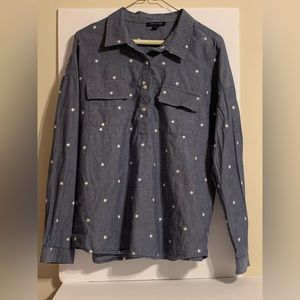 Tommy Hilfiger popular blouse with stars ⭐️